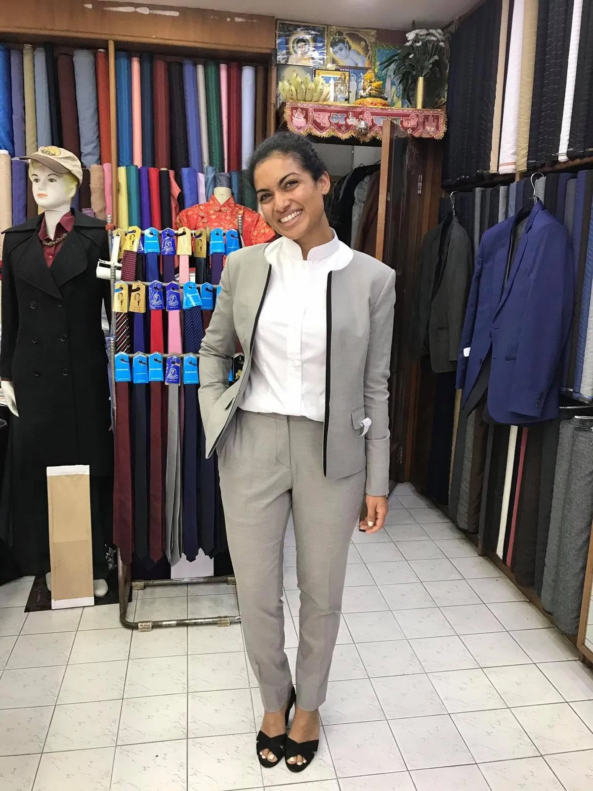 Sharp suit with a luxury finish